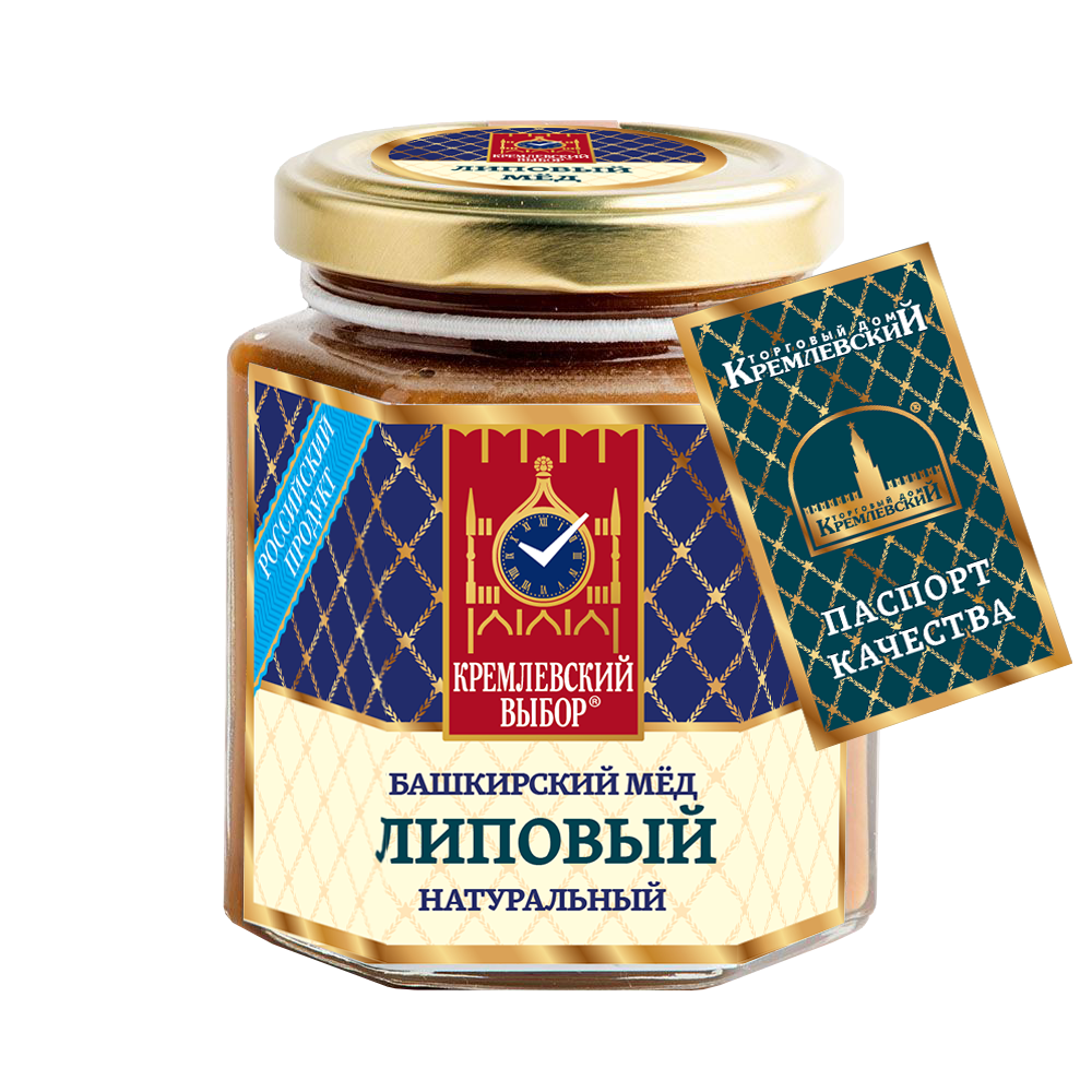 Башкирский мёд липовый натуральный,  250 г