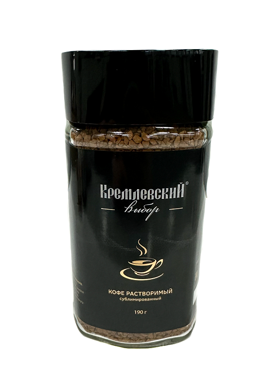 Кофе растворимый сублимированный Кремлевский Выбор 190 гр