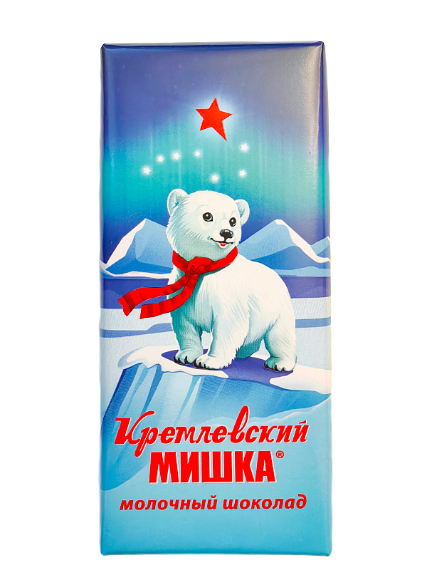 Шоколад молочный Кремлевский мишка, 100 гр