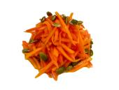 Салат из тыквы с морковью и тыквенными семечками, 100г