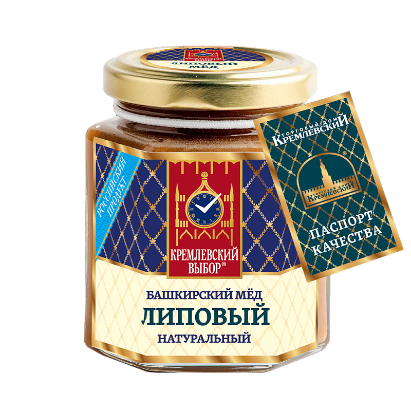 Башкирский мёд липовый натуральный,  250 г